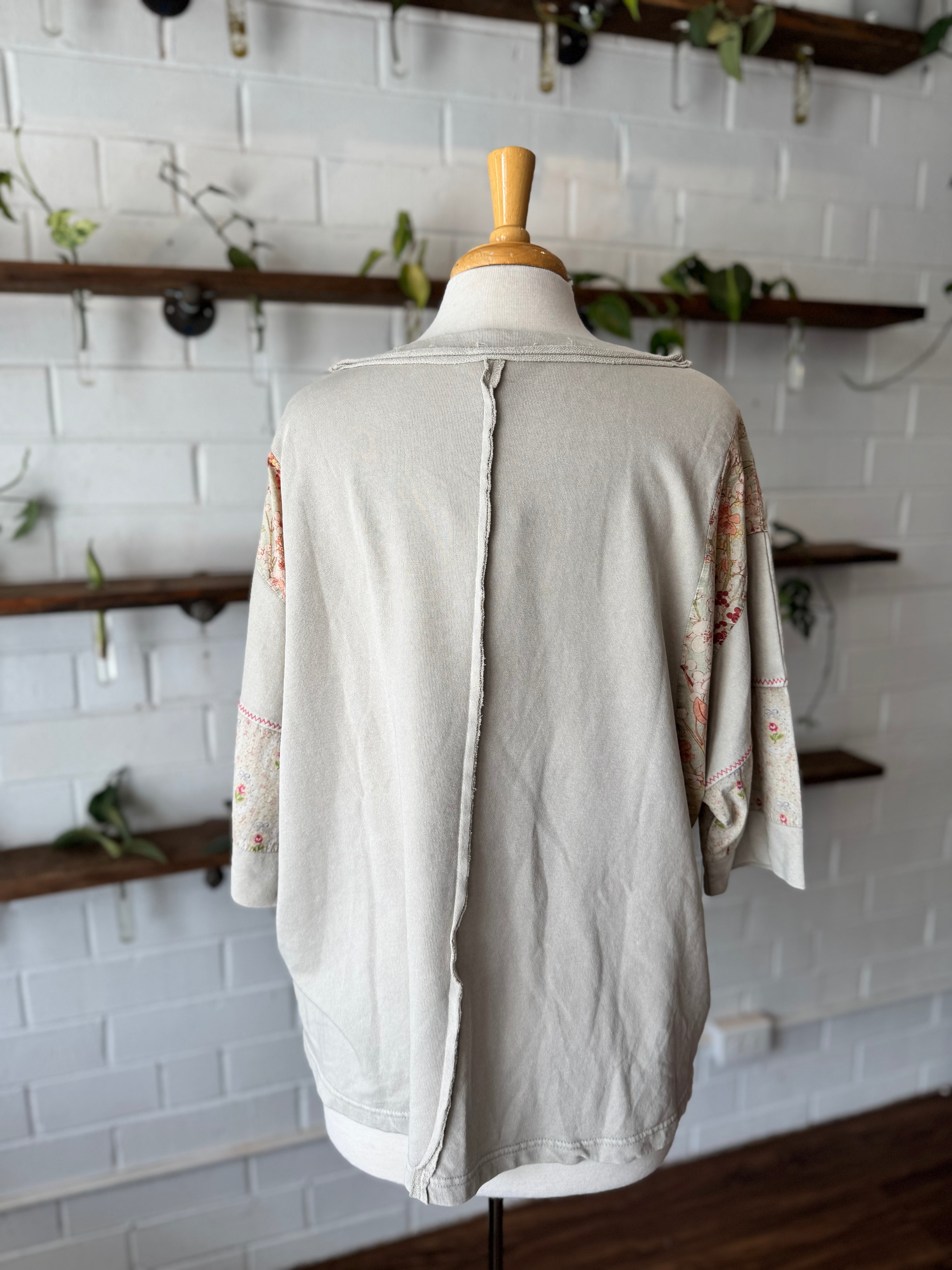 Patchwork Sleeve Top