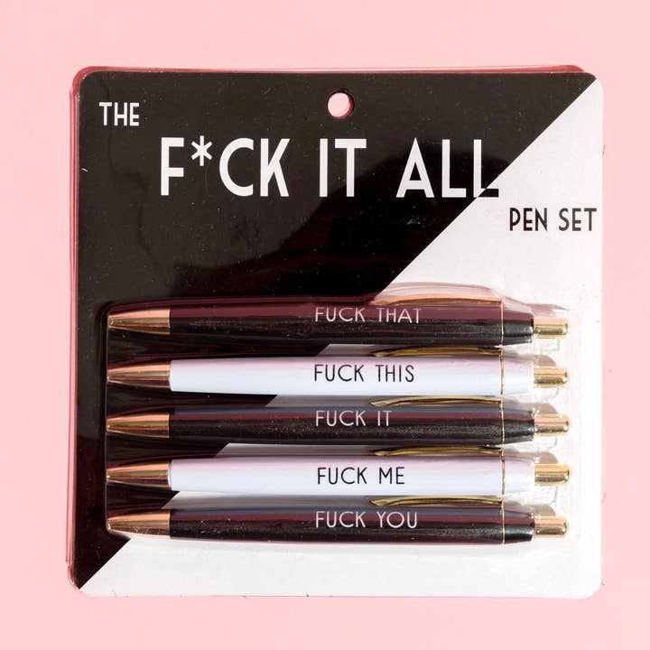 "F*ck It All" Pen Set