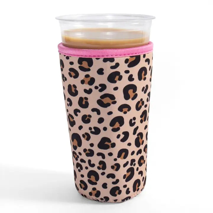 Leopard Drink Sleeve Medium
