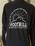 L/S Foothills Graphic Tee, Black