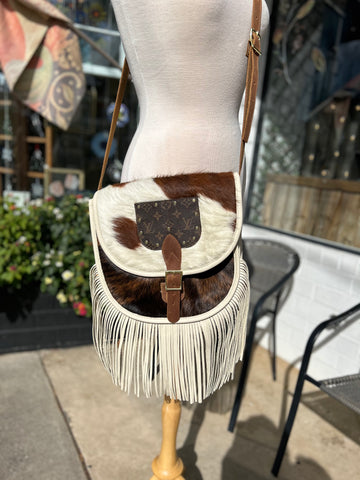 white fringe crossbody