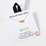 18k Dipped Gold Necklace, Gigi-Gold