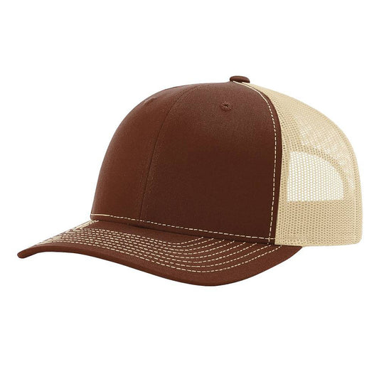 Brown Front Khaki Mesh Back 112 Richardson
