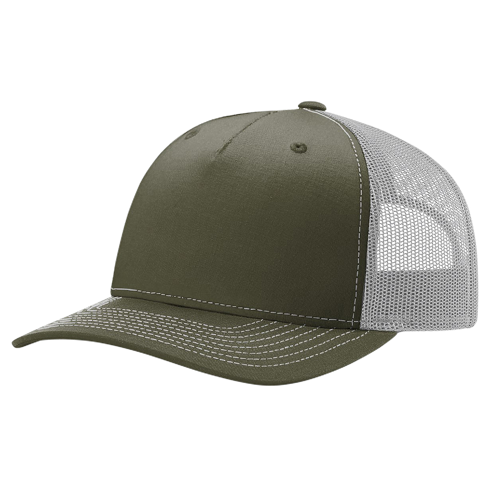 Beetle Green Front Quarry Mesh Back Five Panel 112 Richardson