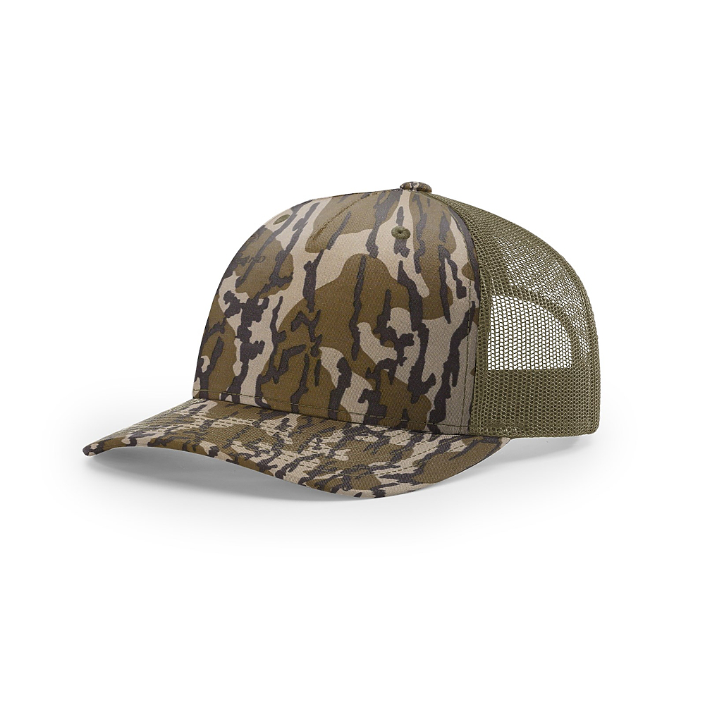 Mossy Oak Bottomland Front Loden Mesh Back Five Panel 112 Richardson