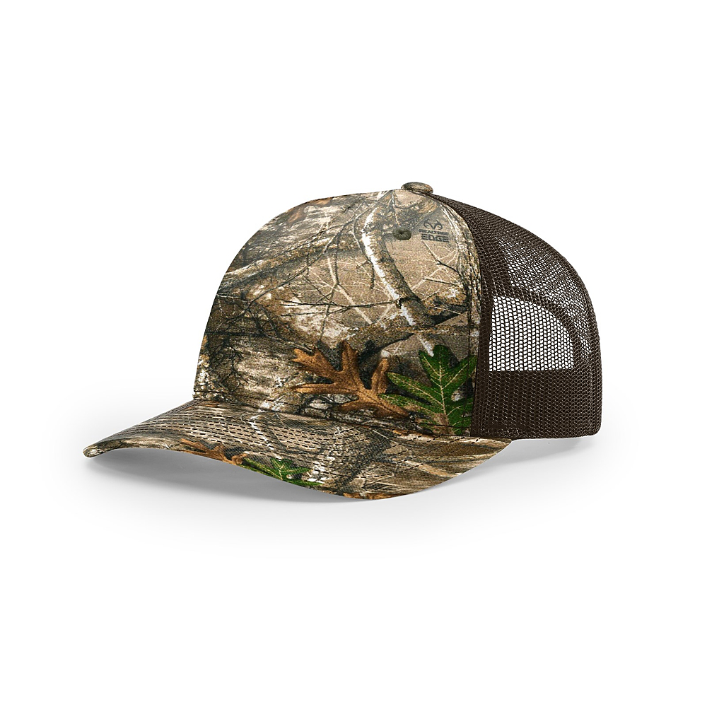 Realtree Front Brown Mesh Back Five Panel 112 Richardson
