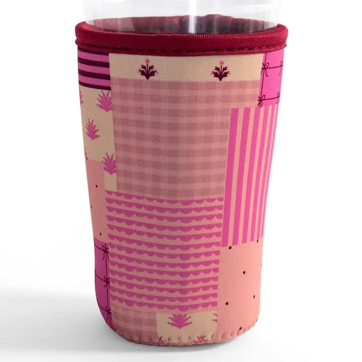 Quilted Patchwork Drink Sleeve Medium