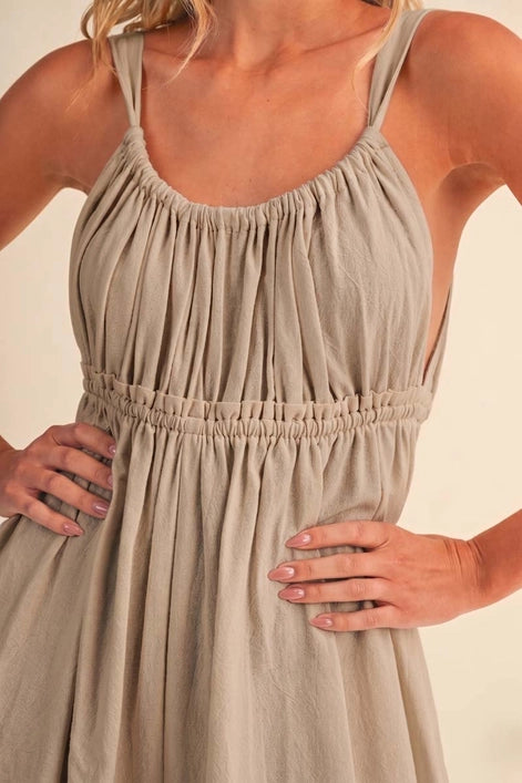 Adjustable Straps Balloned Legs Jumpsuit