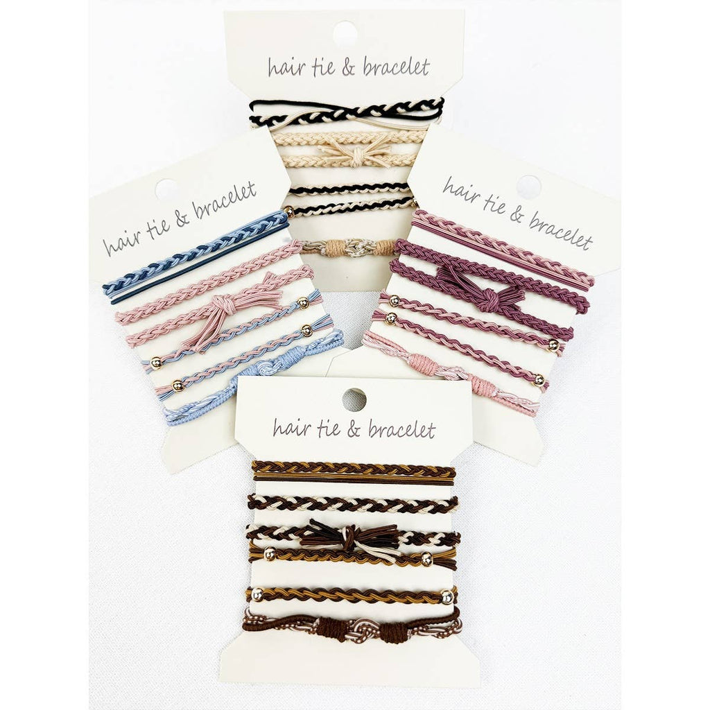 Boho Inspired Hair Tie Bracelets