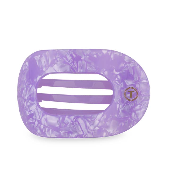 Flat Round Hair Clip - Large - Lavendar Mist