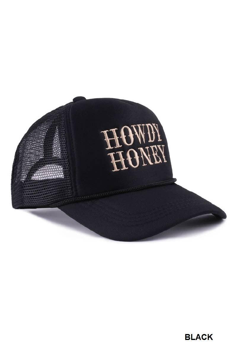 Howdy Honey Mesh Trucker Cap