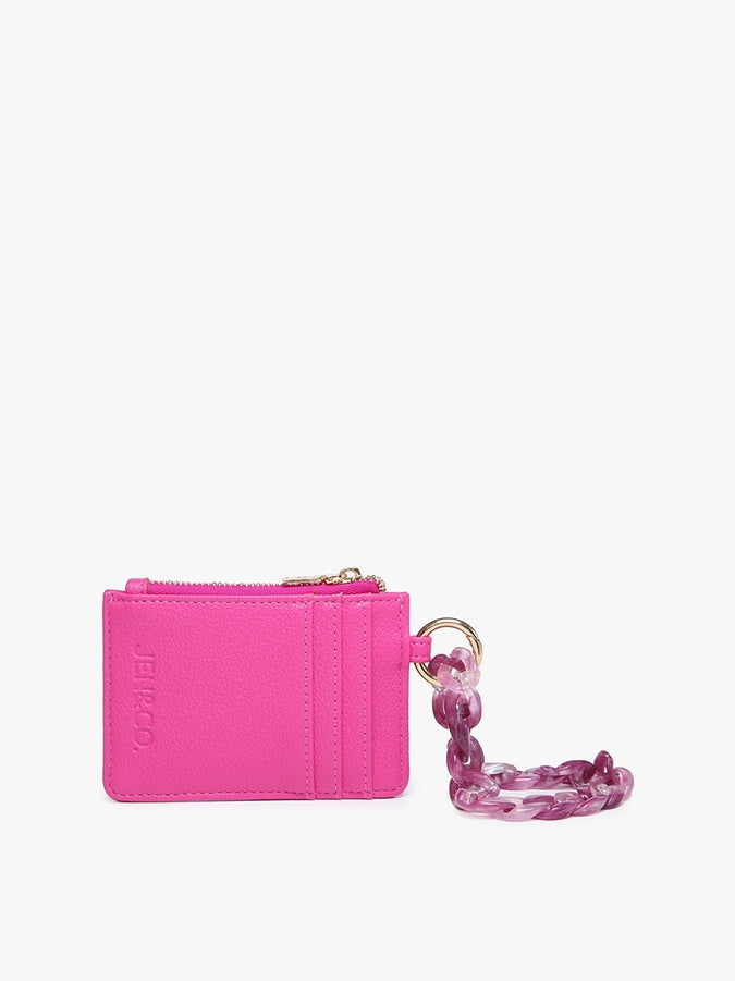 Rhodes Quilted Wallet w/ Chain Bangle, Aqua