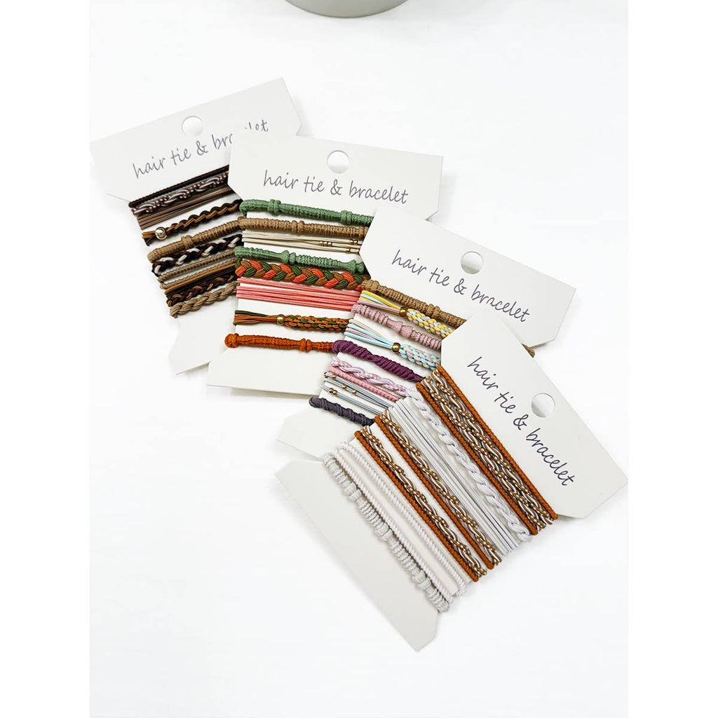 Boho Inspired Hair Tie Bracelets