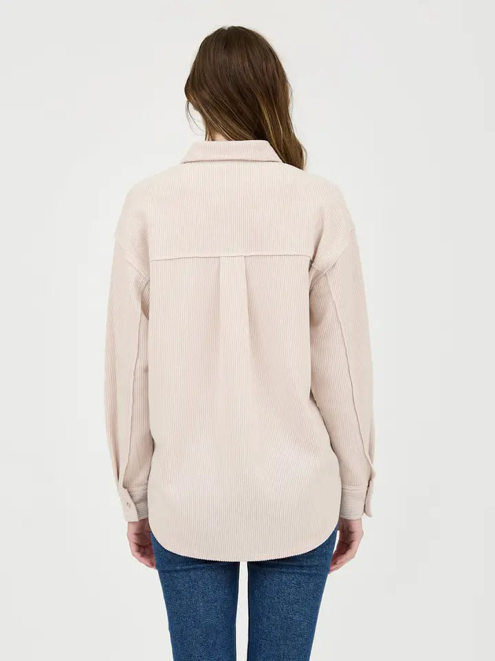 Button Up Top - OATMEAL