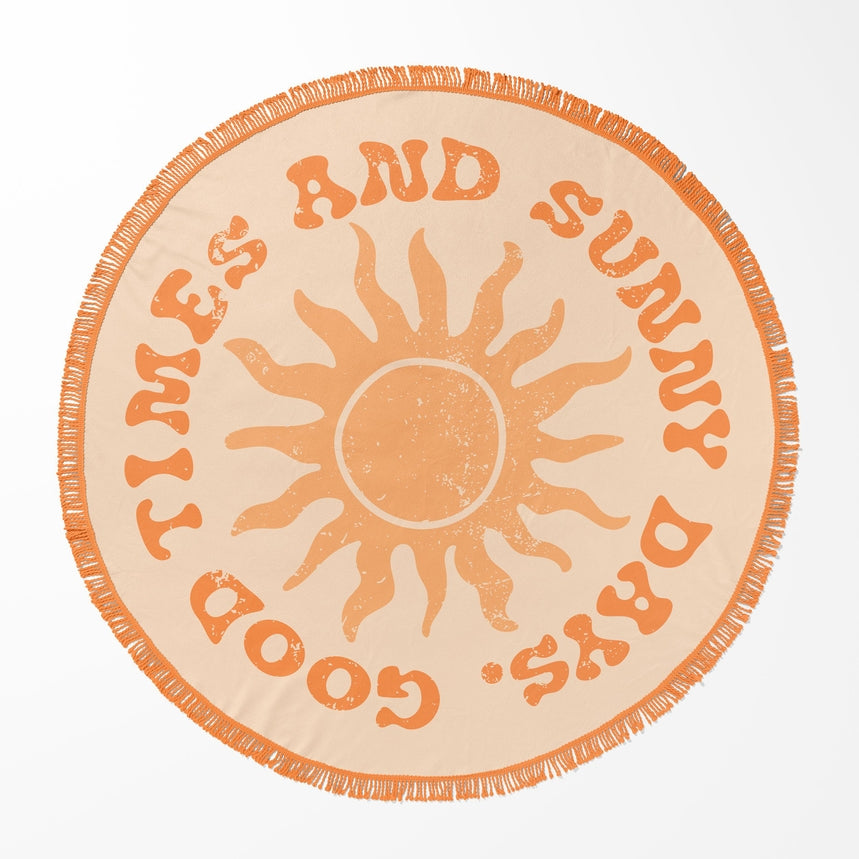 Round Beach Towel