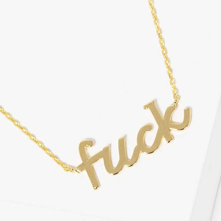 FUCK Necklace