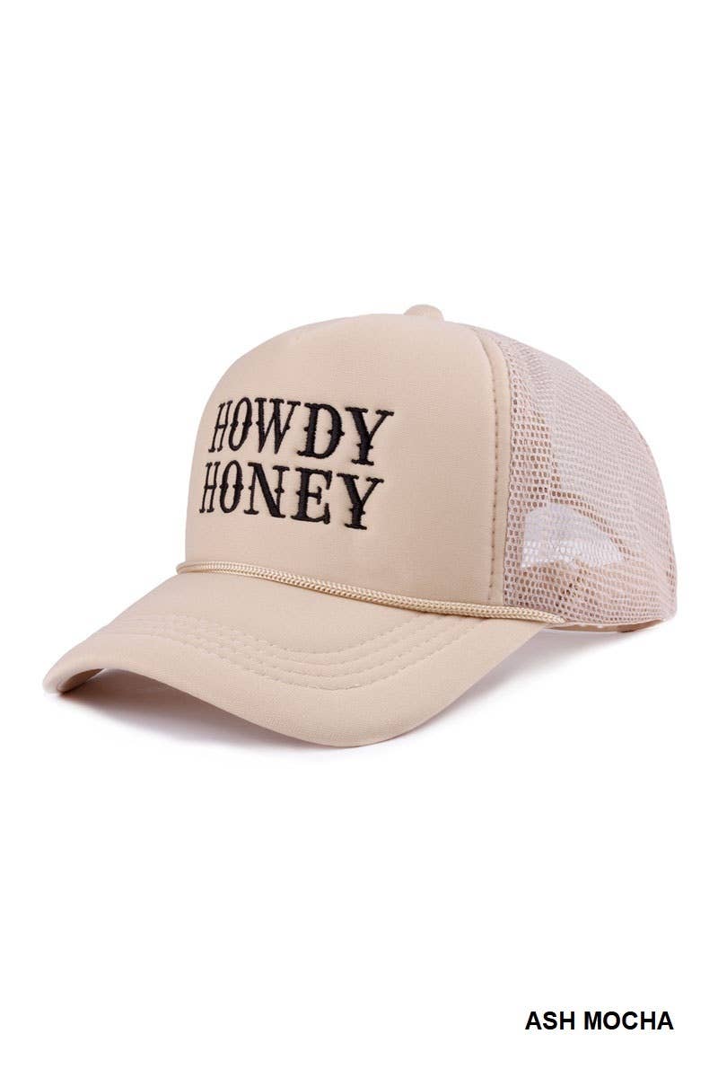 Howdy Honey Mesh Trucker Cap