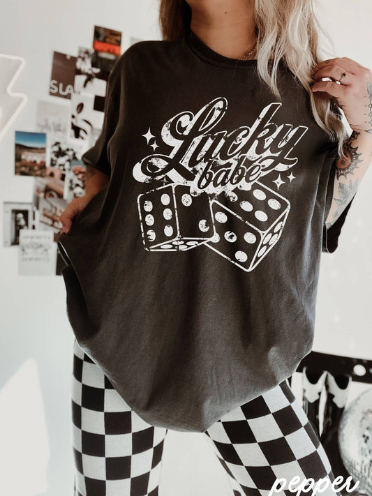 Lucky Babe Dice Shirt