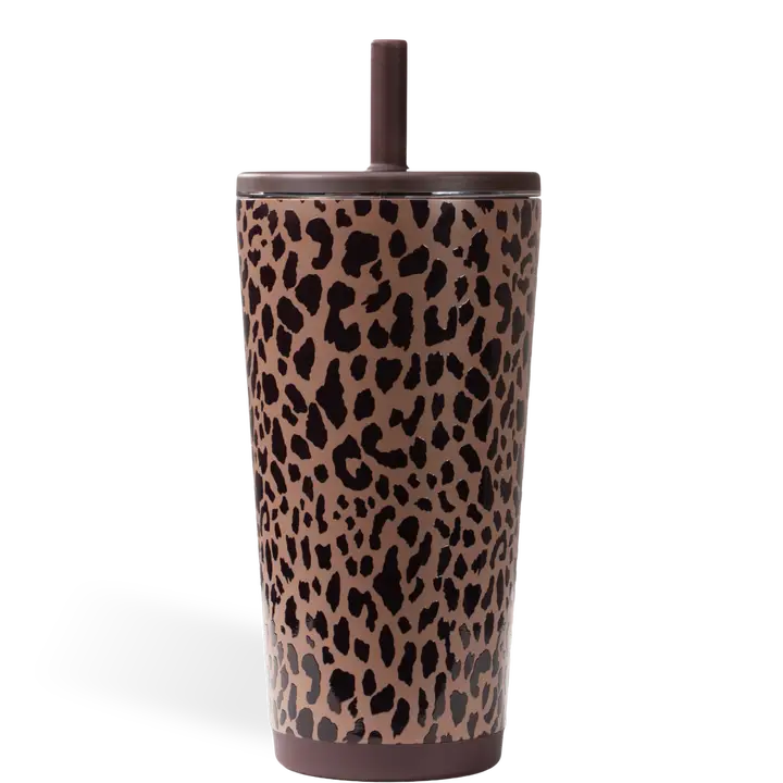 Brown Leopard HydroJug 20oz