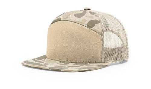 Harvest Duck/Sandstone Camo 7 Panel 168 Richardson Flat Bill