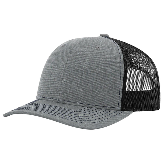 Gray Front Black Mesh Back 112 Richardson YOUTH