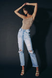 HiRise Distressed Frayed Hem