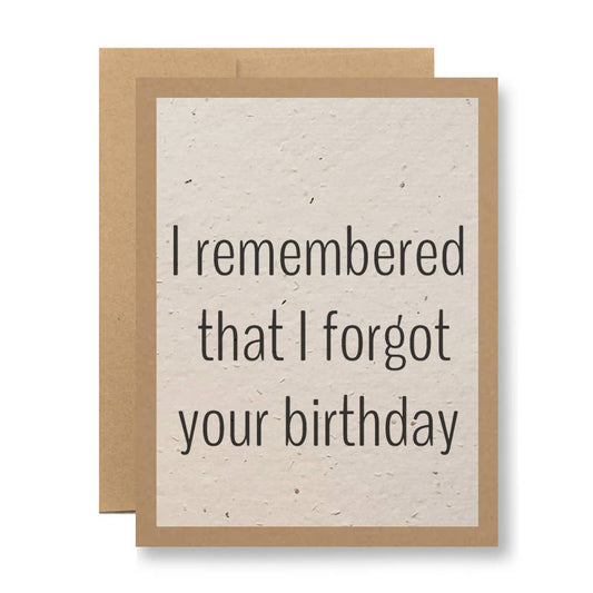 Card ...I Remembered